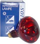 Infra Red Bulb - Red 250 Watts  