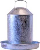 Galvanised Drinker - 9 litres  