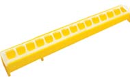 Yellow Plastic Chick Feeder - 50 cm  